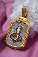 Load image into Gallery viewer, 1 Gram Gold Plated Goga Maharaj Diamond Pendant for Men
