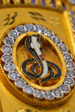 Load image into Gallery viewer, 1 Gram Gold Plated Goga Maharaj Round and Rectangle Diamond Pendant for Men