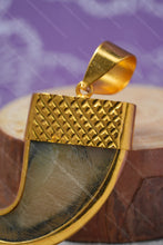 Load image into Gallery viewer, 1 Gram Gold Plated Lion Nail Pendant for Men