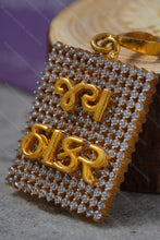 Load image into Gallery viewer, 1 Gram Gold Plated Jay Thakar Square Pendant with Diamonds for Men