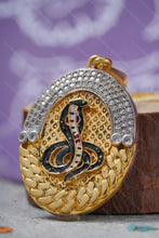Load image into Gallery viewer, 1 Gram Gold Plated Oval Design Goga Maharaj Pendant for Men
