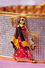 Load image into Gallery viewer, 1 Gram Gold Plated Mogal Maa Rajwadi CZ Diamond Bracelet for Men