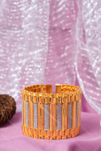 Load image into Gallery viewer, 1 Gram Gold Plated Full CZ Diamond Heavy Bracelet for Men – Royal & Luxurious Design