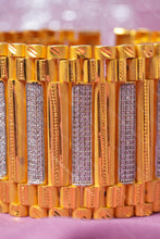 Load image into Gallery viewer, 1 Gram Gold Plated Full CZ Diamond Heavy Bracelet for Men – Royal & Luxurious Design