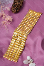 Load image into Gallery viewer, 1 Gram Gold Plated 3-Line Bahubali Bracelet for Men