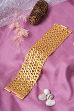 Load image into Gallery viewer, 1 Gram Gold Forming 4-Line Pokal Bracelet with Screw Lock for Men