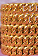 Load image into Gallery viewer, 1 Gram Gold Forming 5-Line Pokal Bracelet with S-Hook Lock for Men