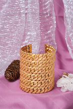 Load image into Gallery viewer, 1 Gram Gold Forming 6-Line Pokal Bracelet with S-Hook Lock for Men