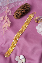 Load image into Gallery viewer, 1 Gram Gold Plated Royal Weave Diamond Bracelet for Men