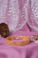 Load image into Gallery viewer, 1 Gram Gold Plated Royal Pyramid Diamond Bracelet for Men