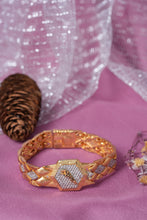 Load image into Gallery viewer, 1 Gram Gold Plated Jaguar Hexa Royal Design Diamond Bracelet for Men