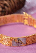 Load image into Gallery viewer, 1 Gram Gold Plated Jaguar Royal Diamond Bracelet for Men
