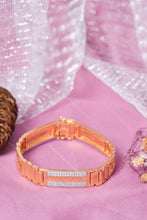 Load image into Gallery viewer, 1 Gram Gold Plated Greek Key Diamond Bracelet for Men