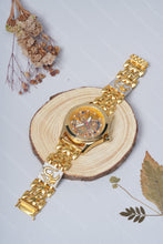 Load image into Gallery viewer, 1 Gram Gold Plated Royal Classic Skeleton Watch for Men