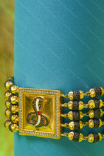Load image into Gallery viewer, 1 Gram Gold Plated 5 Line Rudraksha Goga Maharaj Bracelet for Men
