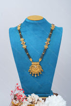 Load image into Gallery viewer, 1 Gram Gold Plated Traditional Bridal Antique Maharashtrian Mangalsutra for Women