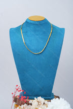Load image into Gallery viewer, 1 Gram Gold Plated Kavya Sparkle Flat Chain with Designer Links