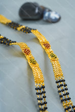 Load image into Gallery viewer, 1 Gram Gold Plated Traditional Peacock Design Mangalsutra