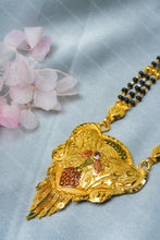 Load image into Gallery viewer, 1 Gram Gold Plated Peacock Heart Design Mangalsutra for Women