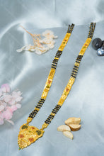 Load image into Gallery viewer, 1 Gram Gold Plated Peacock Design Traditional Mangalsutra for Women