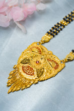 Load image into Gallery viewer, 1 Gram Gold Plated Classic Temple Mangalsutra for Women