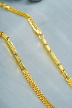 Load image into Gallery viewer, 1 Gram Gold Plated Noor Elegance Dual Layered Design Fancy Chain for Women
