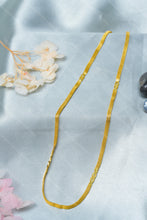 Load image into Gallery viewer, 1 Gram Gold Plated Kavya Sparkle Flat Chain with Designer Links