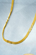 Load image into Gallery viewer, 1 Gram Gold Plated Kavya Sparkle Flat Chain with Designer Links
