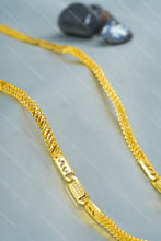 Load image into Gallery viewer, 1 Gram Gold Plated Royal Link Chain – With Box Lock Detailing