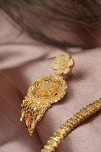Load image into Gallery viewer, 1 Gram Gold Plated Ethnic Necklace and Earrings Set with Glossy Finish for Women