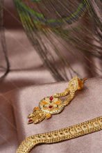 Load image into Gallery viewer, 1 Gram Gold Plated Traditional Motif Necklace and Earrings Set for Women