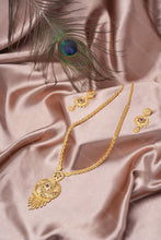 Load image into Gallery viewer, 1 Gram Gold Plated Classic Necklace and Earrings Set for Women