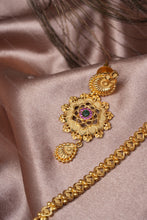 Load image into Gallery viewer, 1 Gram Gold Plated Classic Necklace and Earrings Set for Women