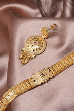 Load image into Gallery viewer, 1 Gram Gold Plated Traditional Round Pendant Necklace Set