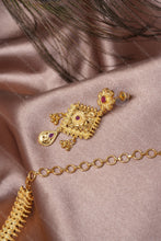 Load image into Gallery viewer, 1 Gram Gold Coated Ethnic Jewellery Set with Earrings for Women