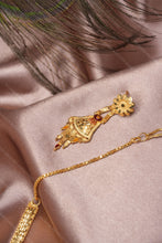 Load image into Gallery viewer, 1 Gram Gold Plated Luxury Bridal Necklace set and Earrings for Women