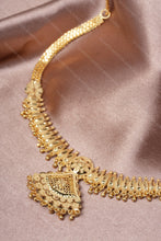 Load image into Gallery viewer, 1 Gram Gold Plated Timeless Charm Necklace set and Earrings for Women