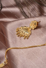 Load image into Gallery viewer, 1 Gram Gold Plated Timeless Charm Necklace set and Earrings for Women