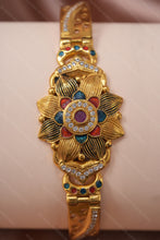 Load image into Gallery viewer, 1 Gram Gold Plated Designer Floral Bracelet for Ladies