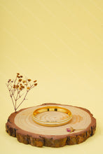 Load image into Gallery viewer, 1 Gram Gold Plated & Rhodium Finish Elegant Kada for Men