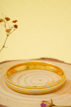 Load image into Gallery viewer, 1 Gram Gold Plated & Rhodium Finish Elegant Kada for Men