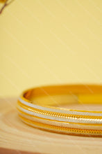 Load image into Gallery viewer, 1 Gram Gold Plated & Rhodium Finish Elegant Kada for Men