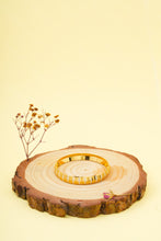 Load image into Gallery viewer, 1 Gram Gold Plated Dual-Tone Silver Lining Dot Kada for Men