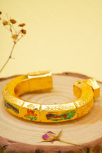 Load image into Gallery viewer, 1 Gram Gold Plated Morpinchh (Peacock) Bharwadi Kada for Men