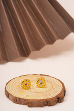 Load image into Gallery viewer, 1 Gram Gold Plated Floral Stud Earrings for Women