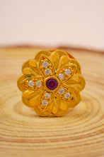 Load image into Gallery viewer, 1 Gram Gold Plated Floral Stud Earrings for Women