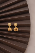 Load image into Gallery viewer, 1 Gram Gold Plated Traditional Jhumka Earrings for Women