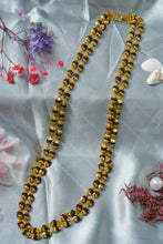 Load image into Gallery viewer, 1 Gram Gold Plated Handcrafted 2-Line Rudraksha Mala for Men