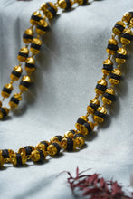 Load image into Gallery viewer, 1 Gram Gold Plated Handcrafted 2-Line Rudraksha Mala for Men