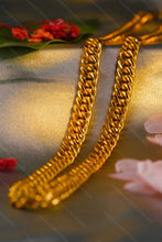 Load image into Gallery viewer, 1 Gram Gold Plated Premium Finish Classic Cuban Chain for Men